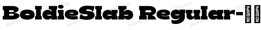 BoldieSlab Regular字体转换
